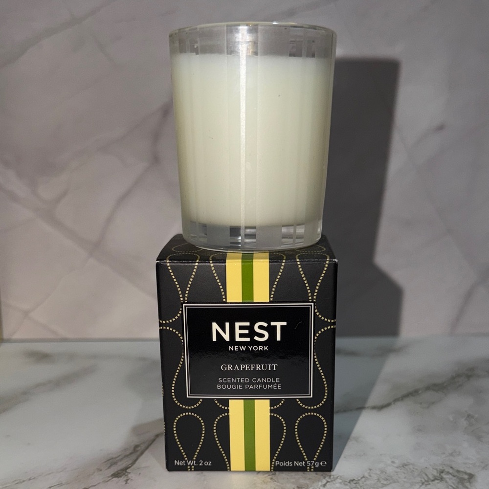 NEST New York Grapefruit Reed Diffuser+Votive Candle Bundle F/S NEW IN BOXES! - Picture 4 of 11